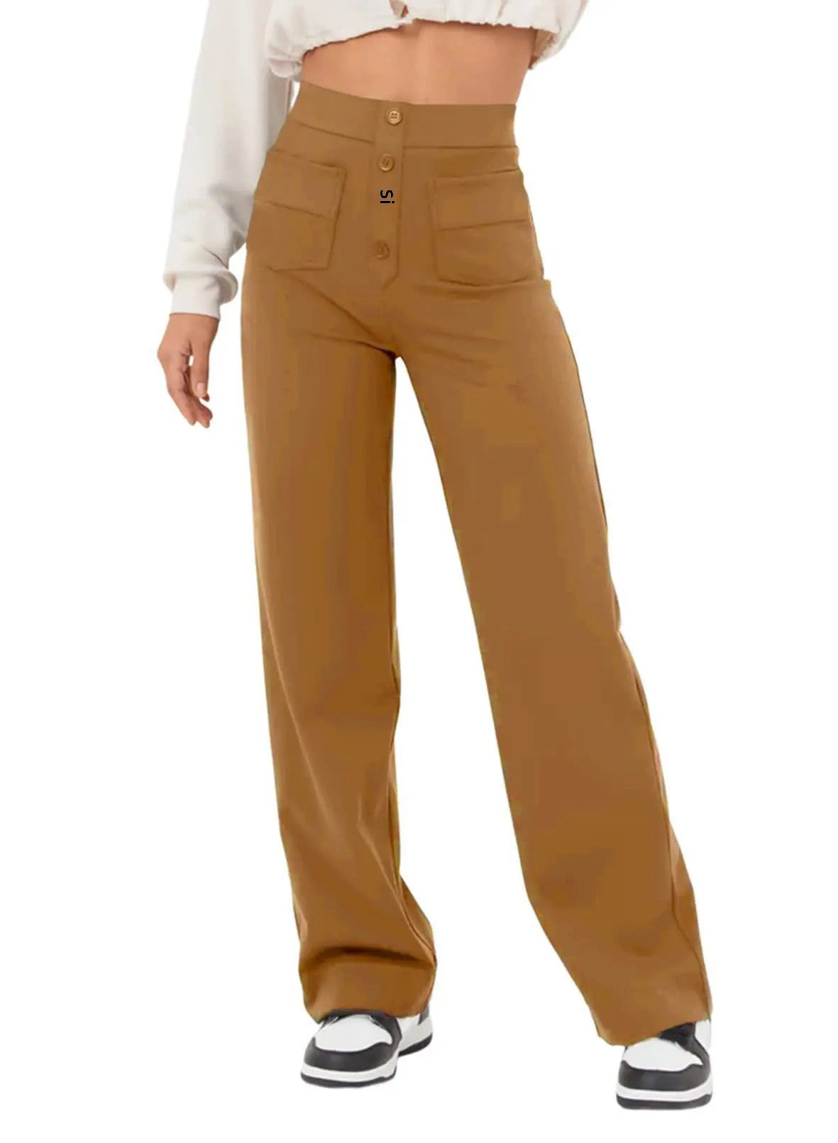 High Waist Wide Leg Pants