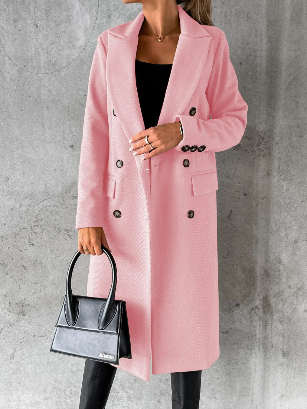 Vittoria Double Breasted Long Coat