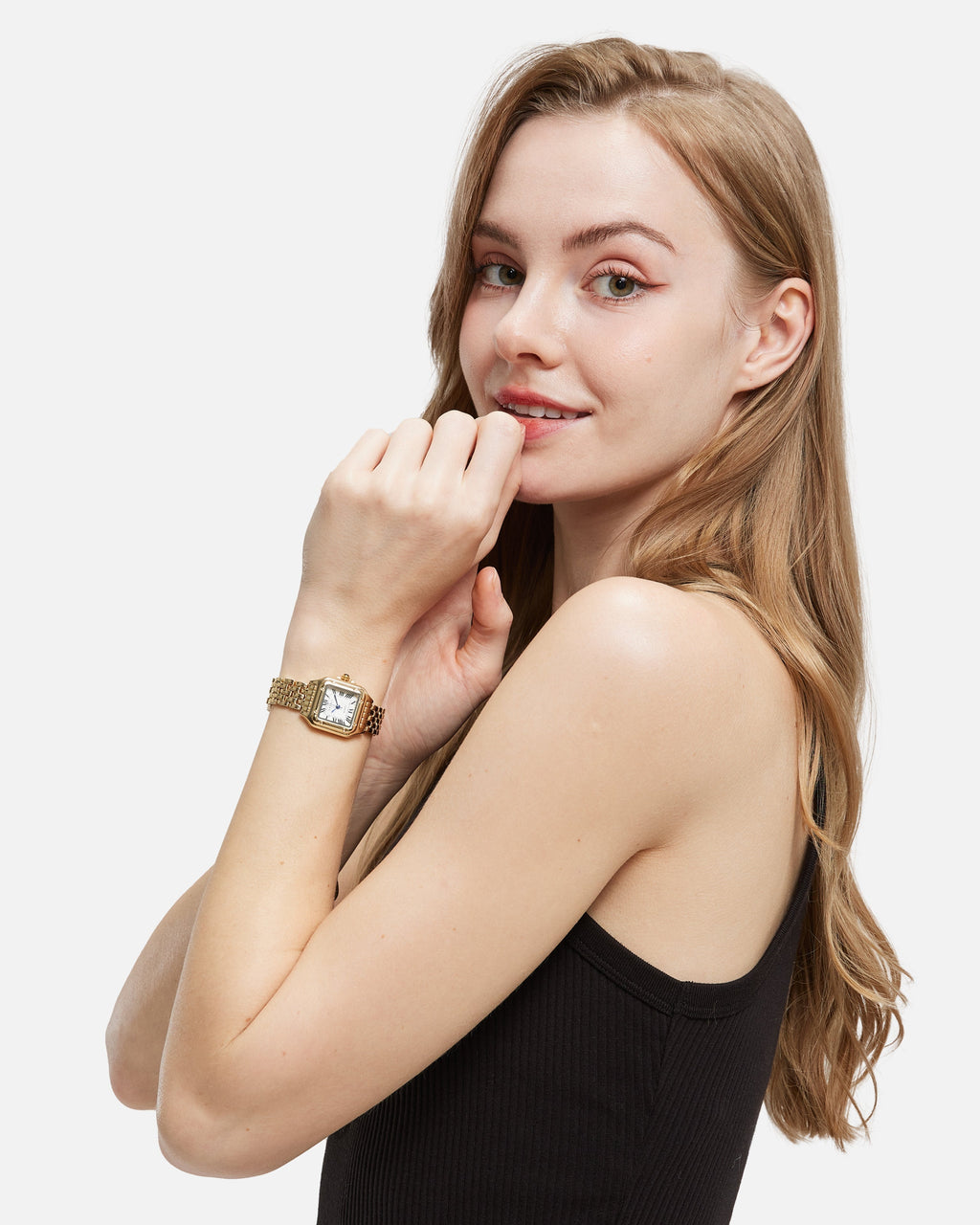 Azuretta Gold Roman Numeral Watch