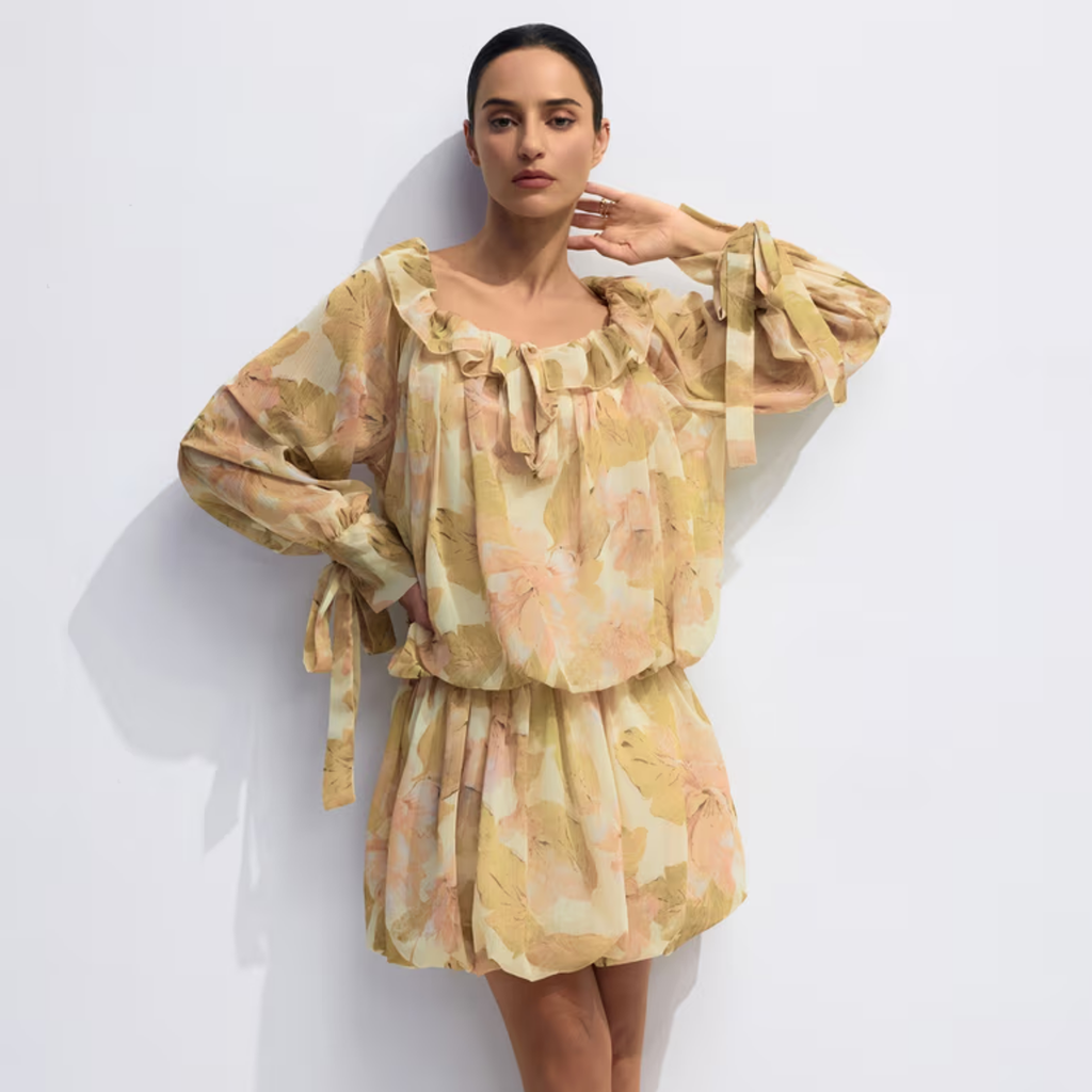 Junia Floral Boho Summer Mini Dress