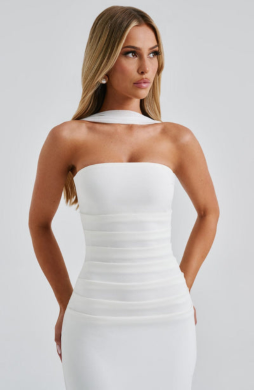 Miloretta Strapless Formal Maxi Dress