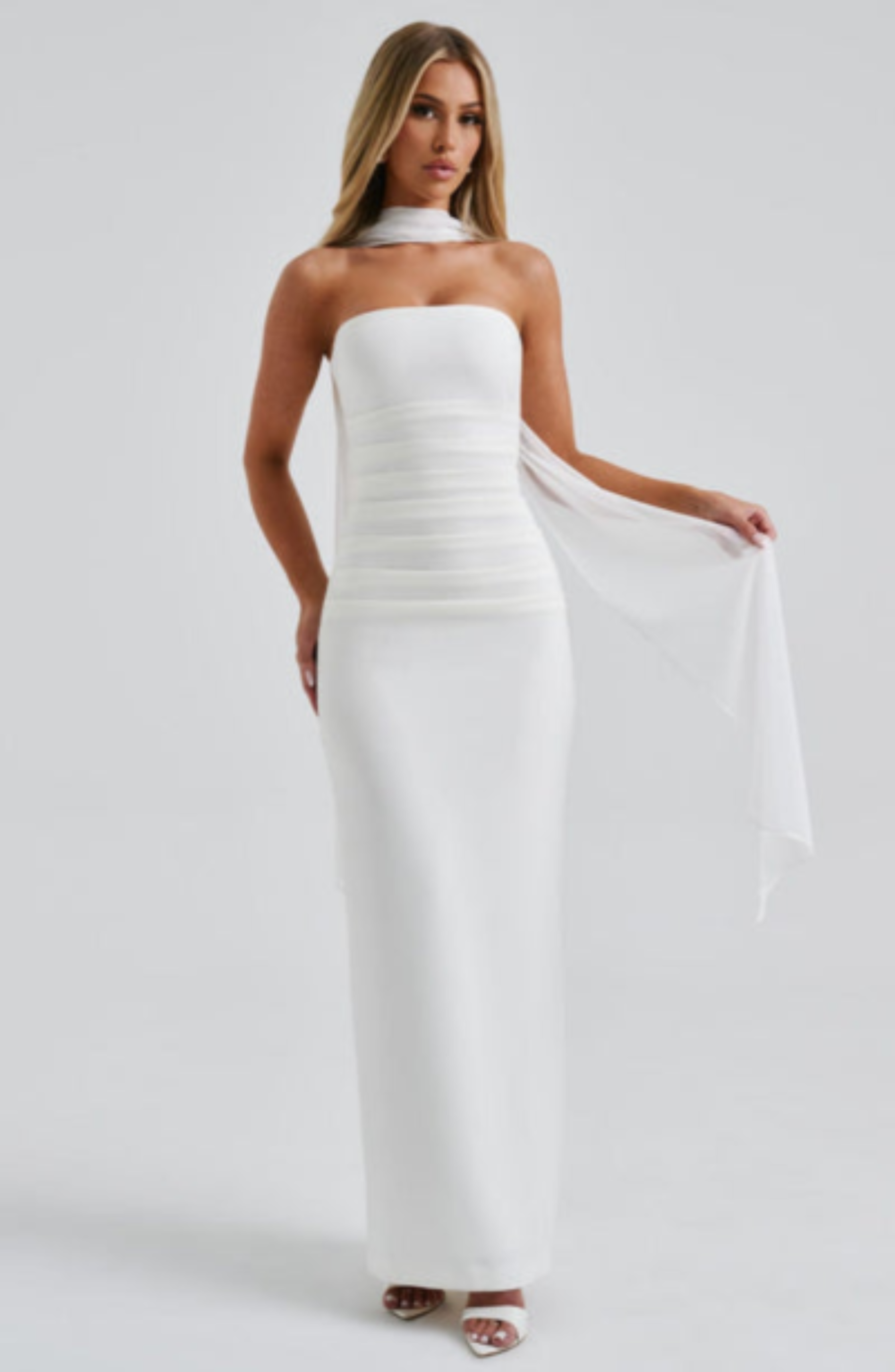 Miloretta Strapless Formal Maxi Dress
