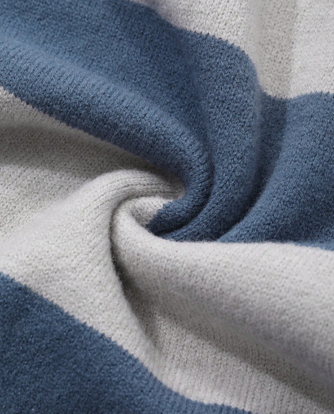 Bolzano Striped Knit Polo Sweater