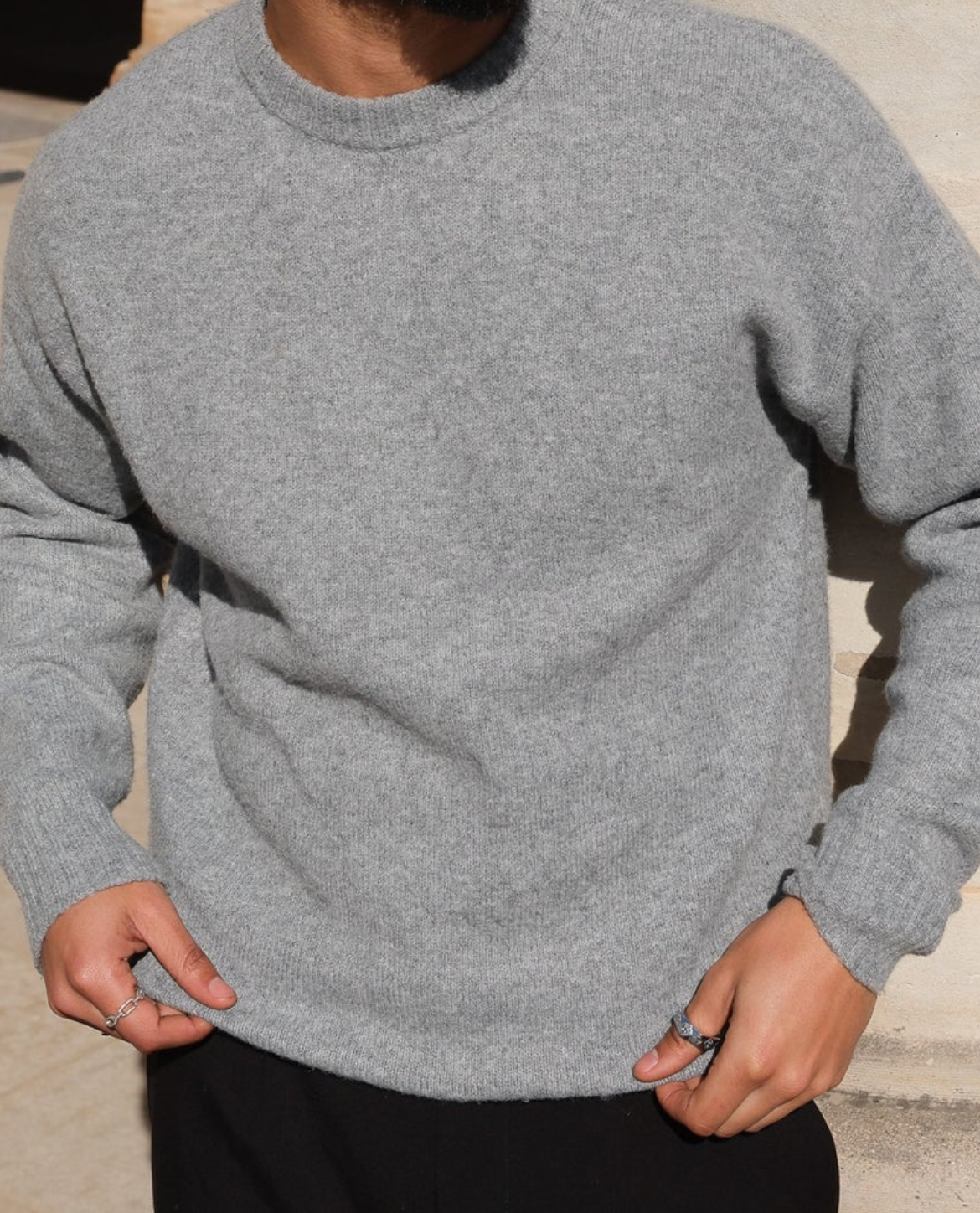 Annecy Knit Wool Sweater