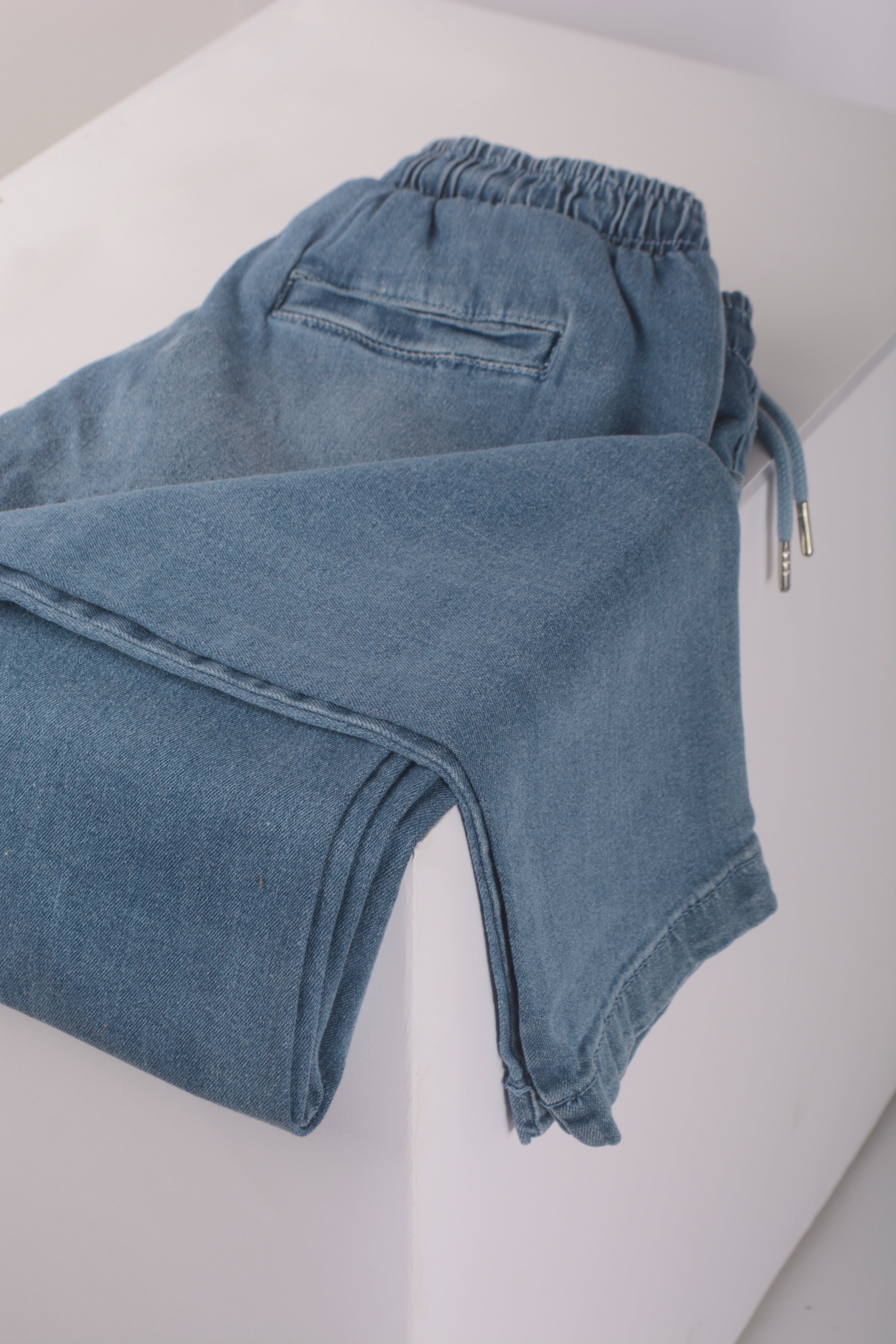 AO Light Blue Denim Joggers