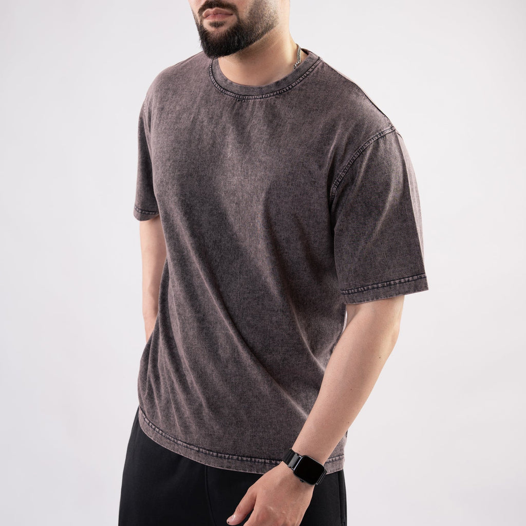 Rust Acid Wash Oversize T-Shirt