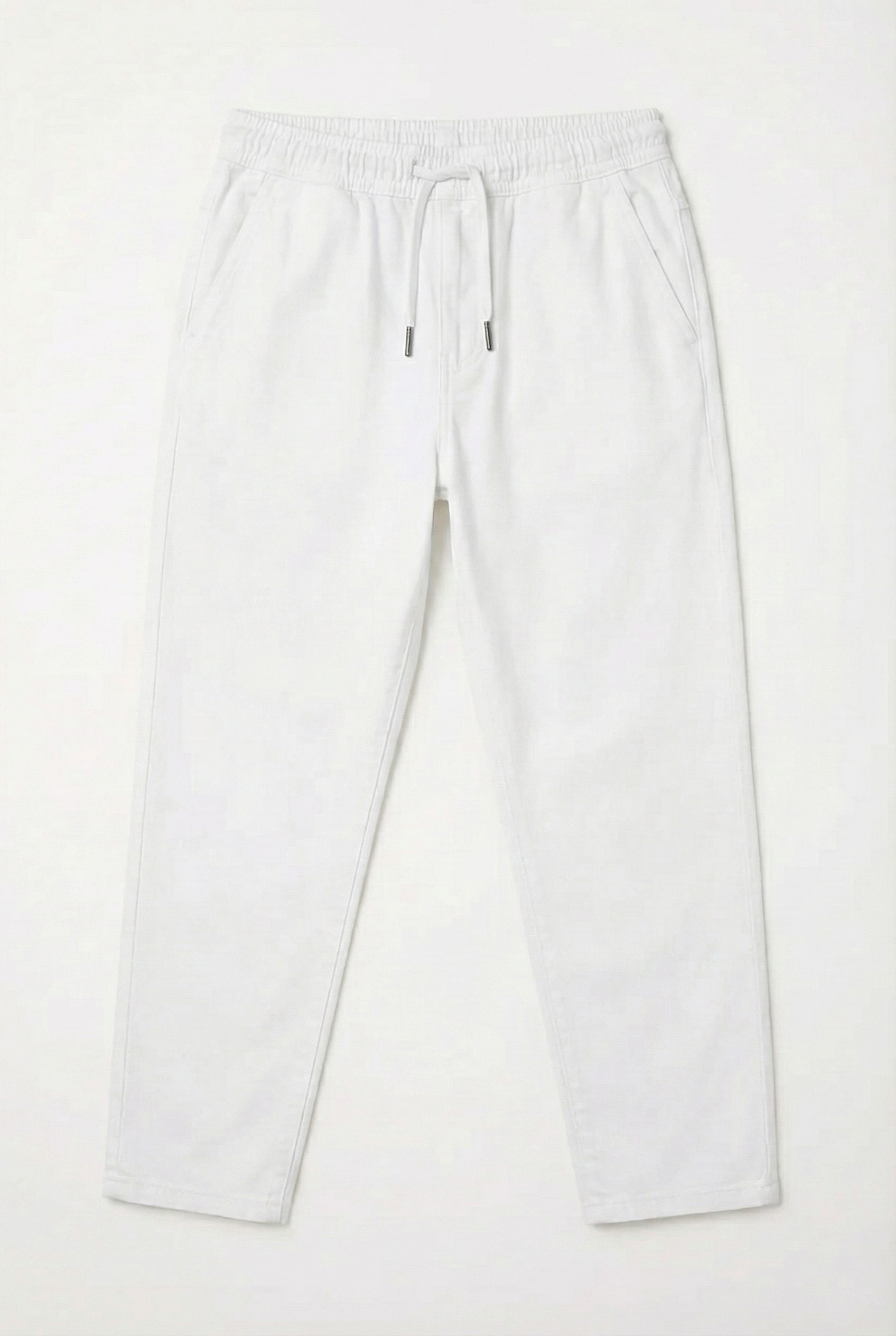 AO White Denim Joggers