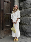 Noelle Bubble Sleeve & Maxi Skirt Set