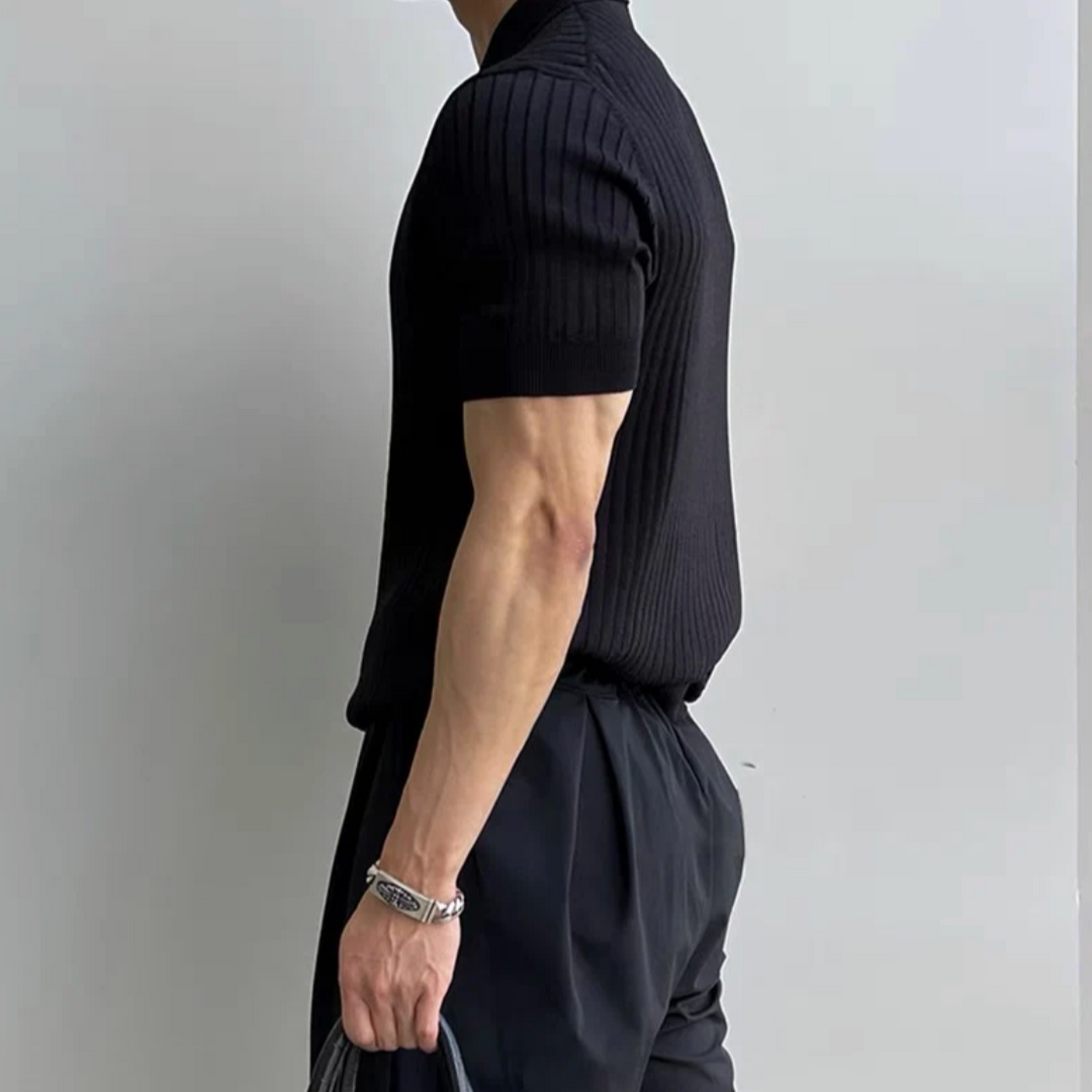 GIMCHEON KNITTED POLO SHIRT