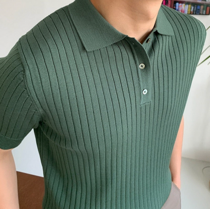 GIMCHEON KNITTED POLO SHIRT