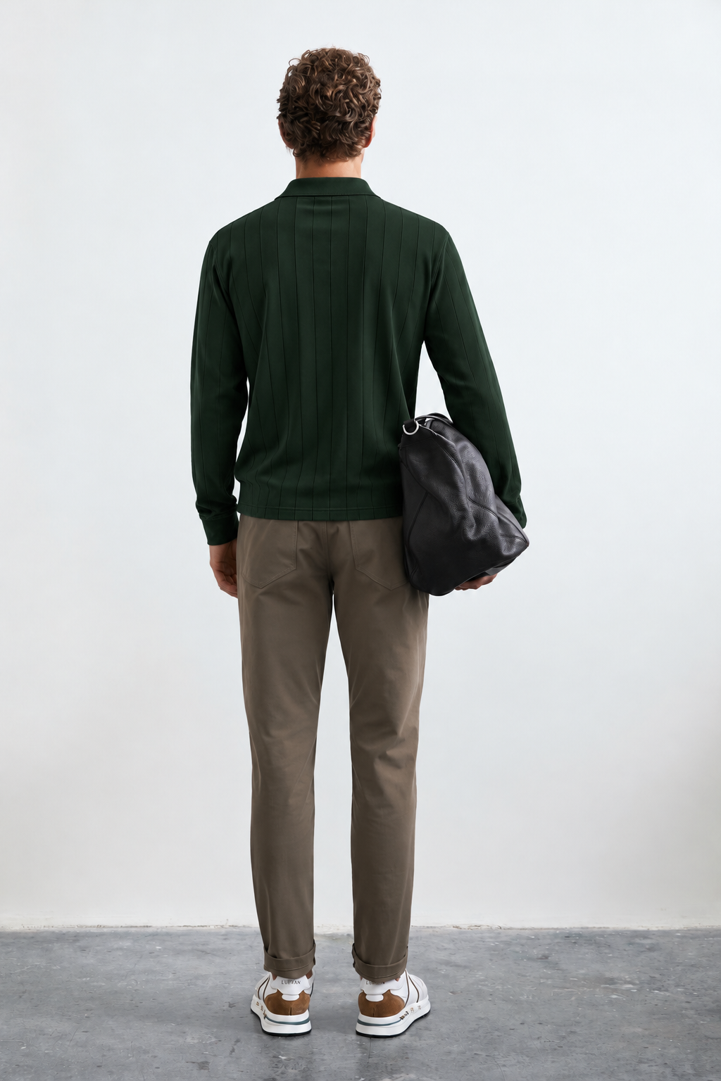 Drop Needle Olive Polo