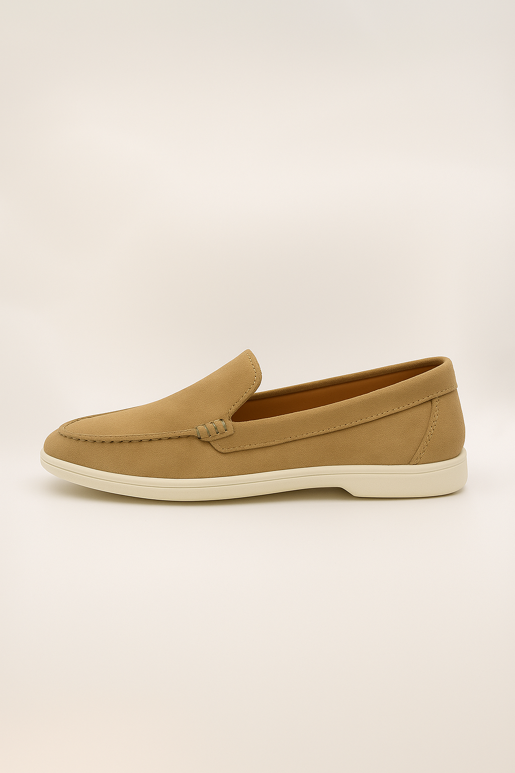 Mustard Suede Loafers