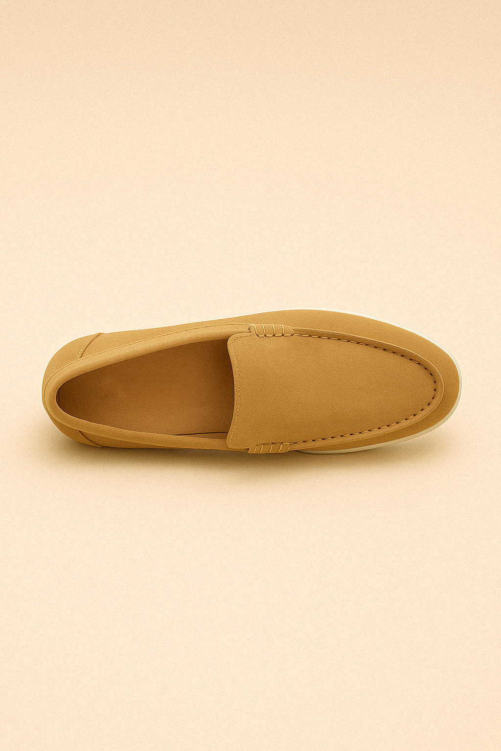 Mustard Suede Loafers