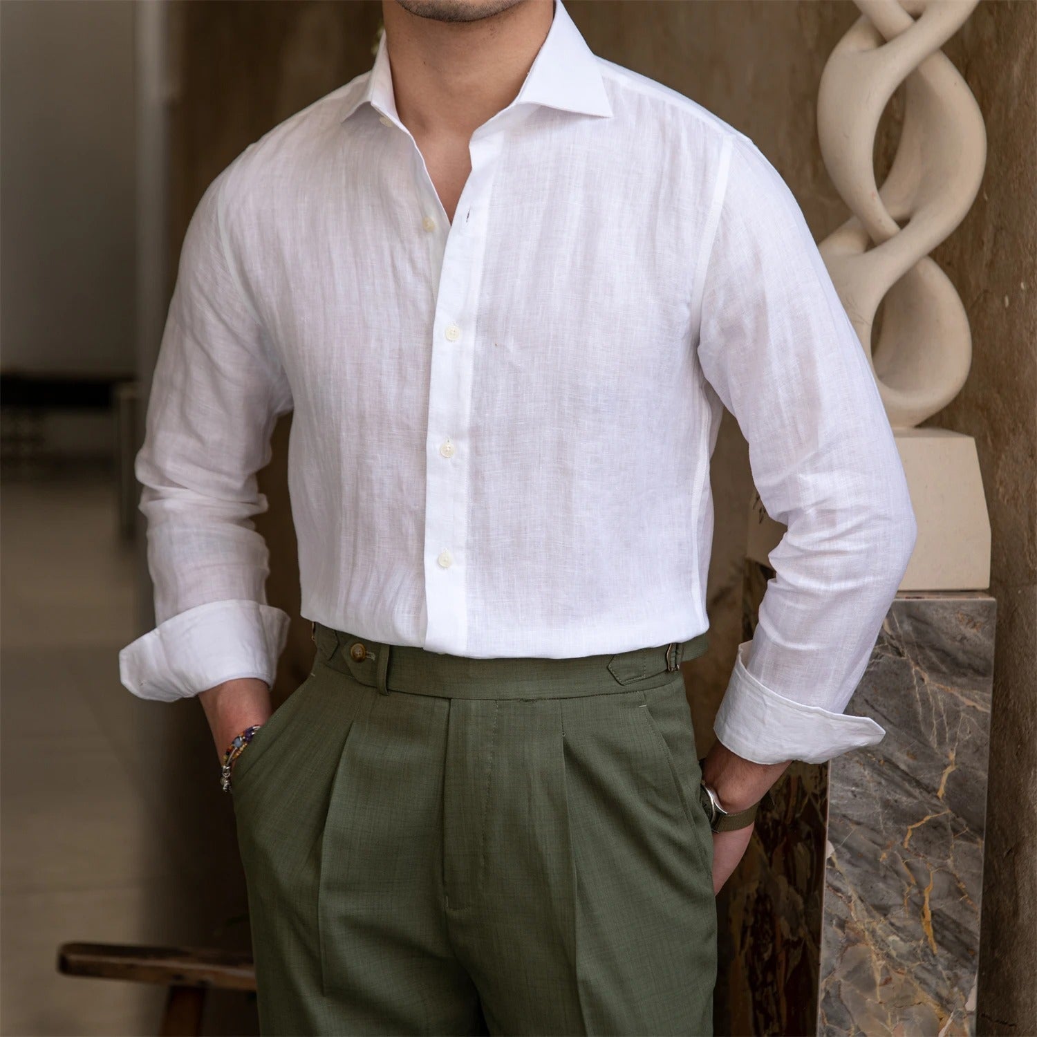Venosa 100% Linen Shirt