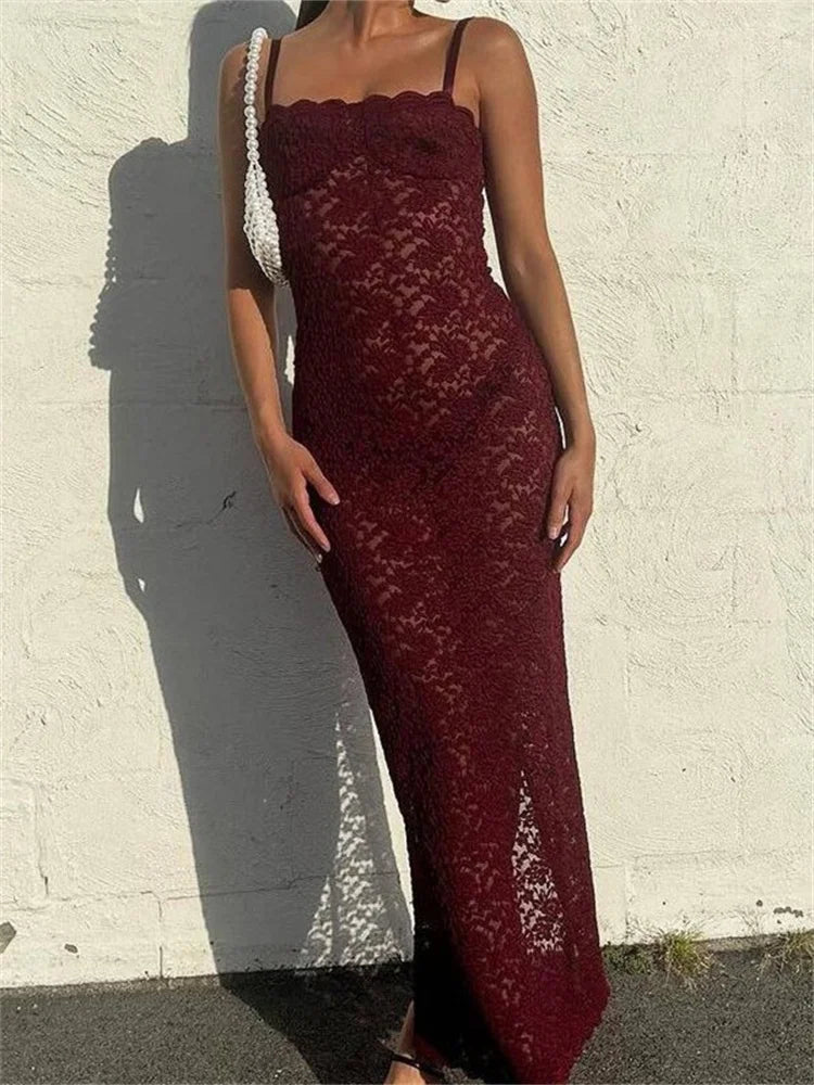 Simona Lace Maxi Dress