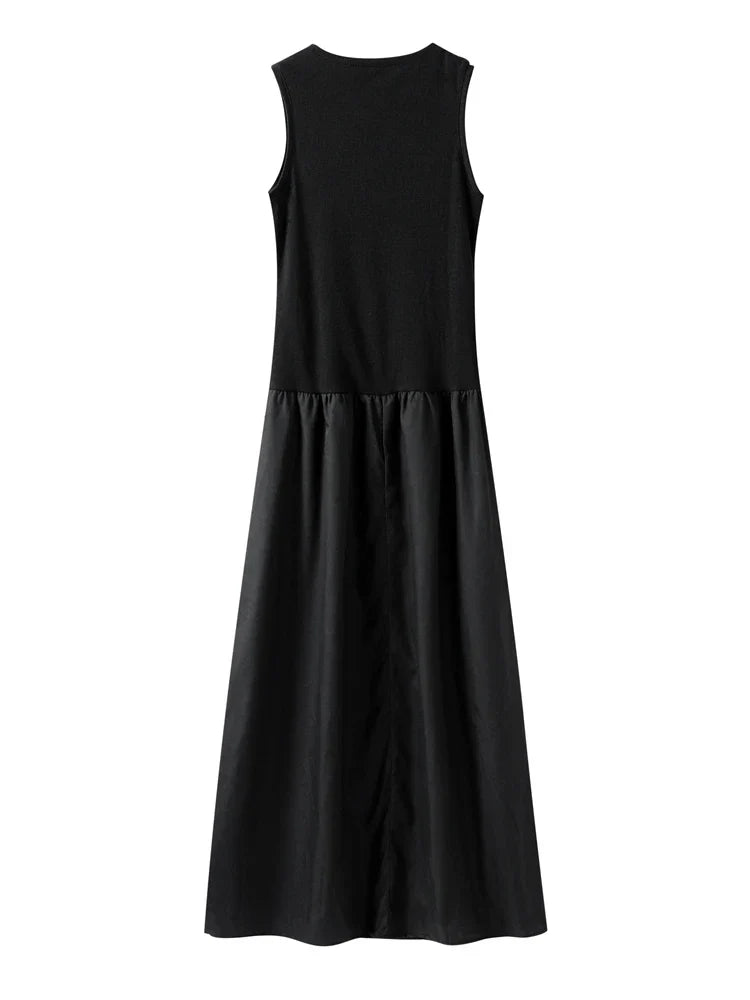 Edda Black Midi Dress