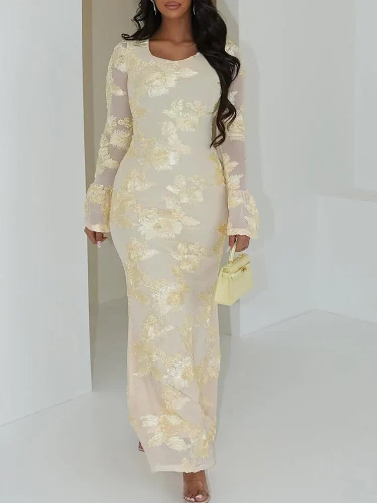 Lola Floral Garden Party Maxi Gown