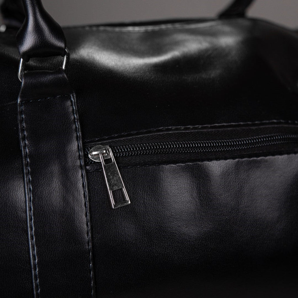 Black Vintage Duffle Bag