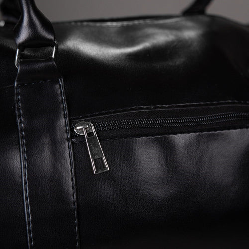 Black Vintage Duffle Bag