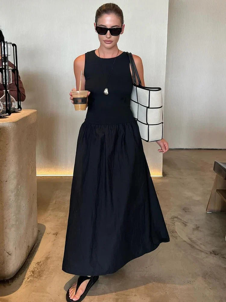 Edda Black Midi Dress