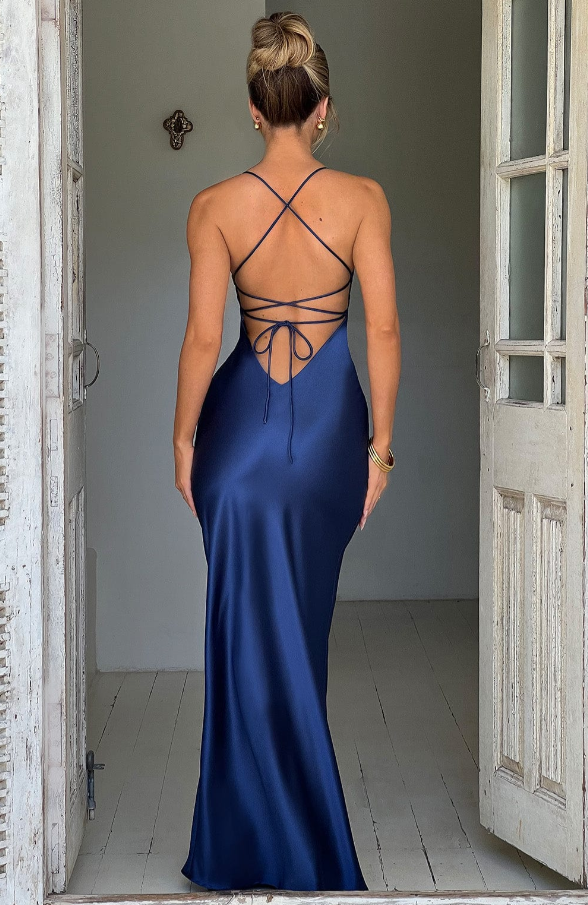 Mariella Satin Slip Maxi Dress