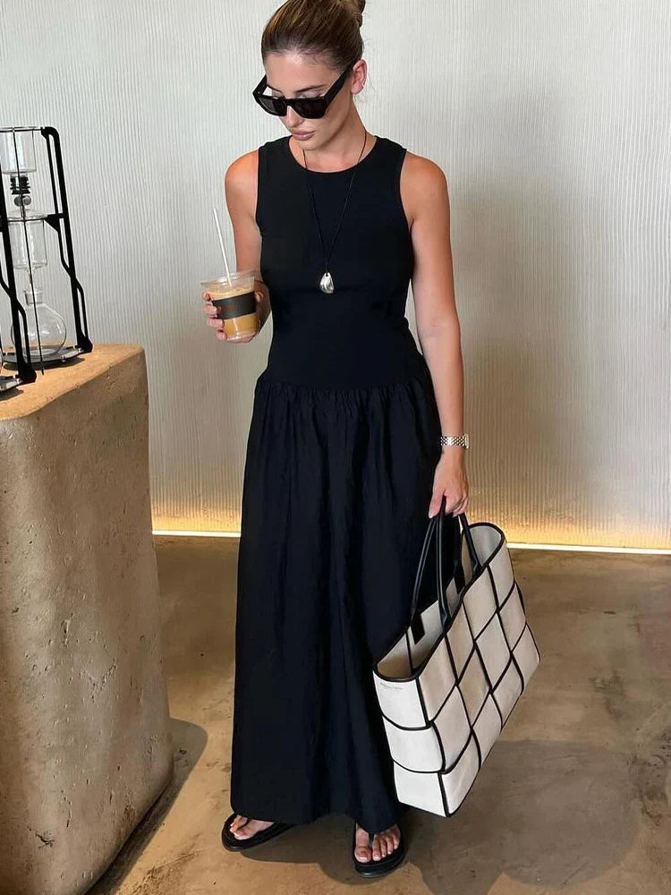 Edda Black Midi Dress