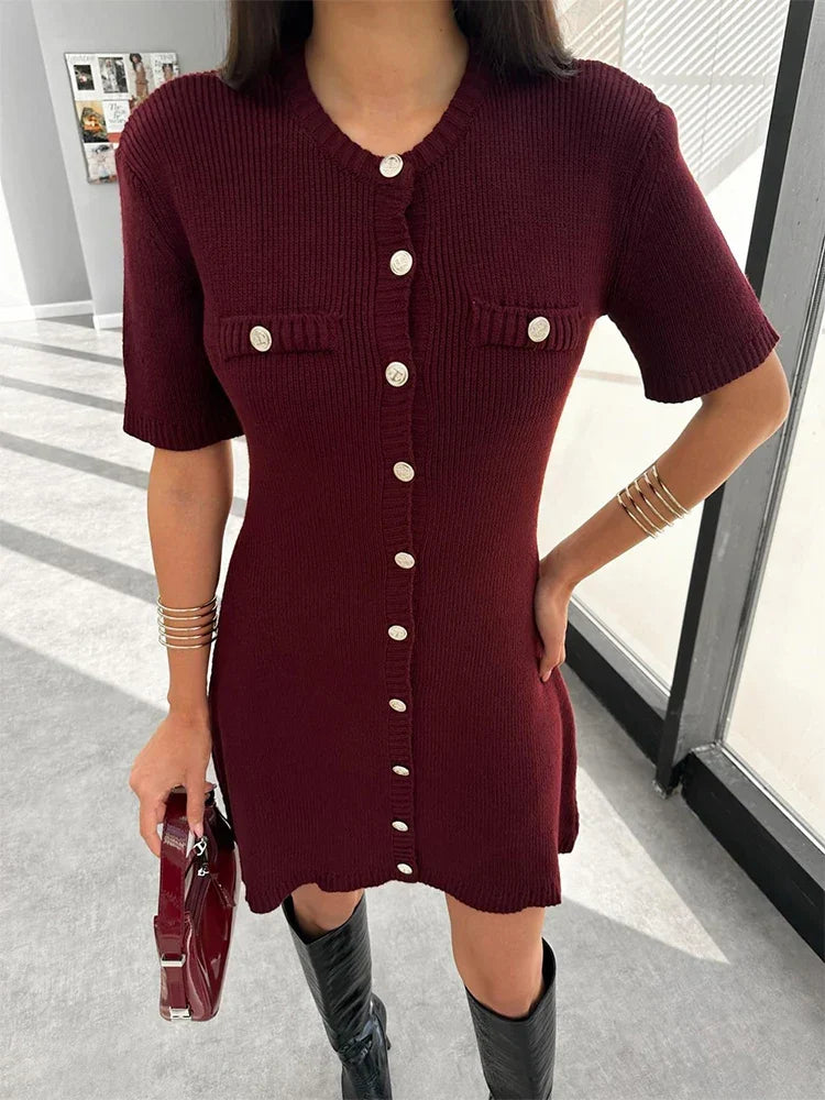 Mandi Knit Mini Dress