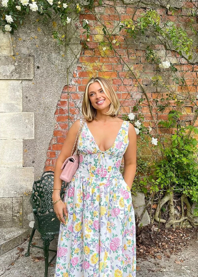 Ilvina Floral Garden Party Midi Dress