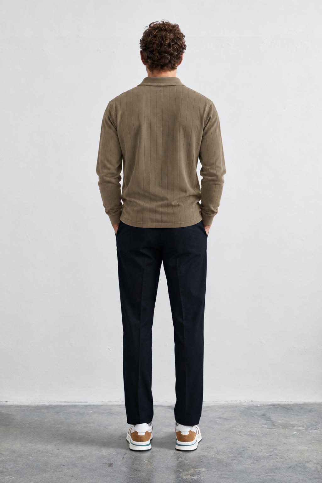 Drop Needle Brown Polo