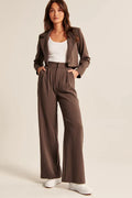 Lucia Chocolate Tailored Pants Women