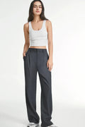 Lucia Charcoal Tailored Pants Women