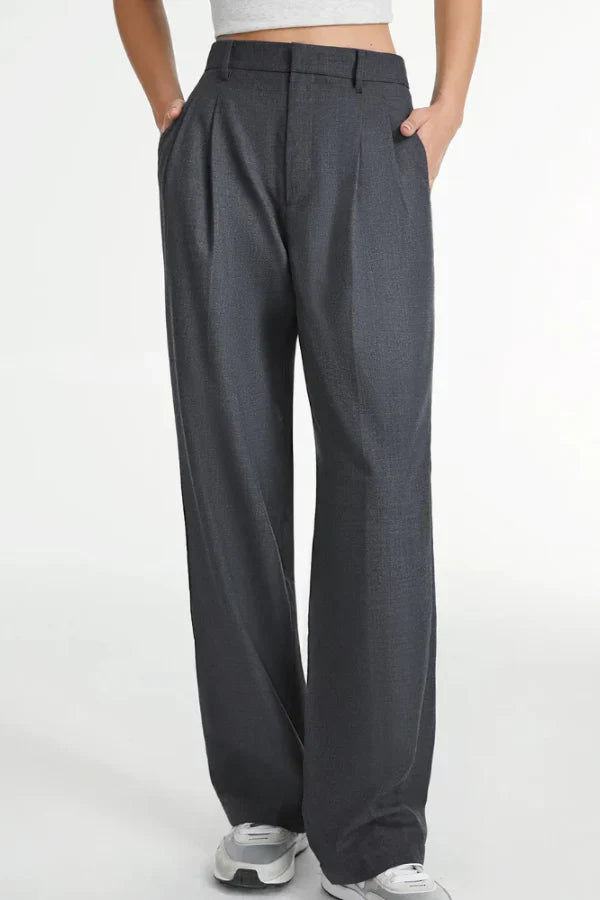 Lucia Charcoal Tailored Pants Women