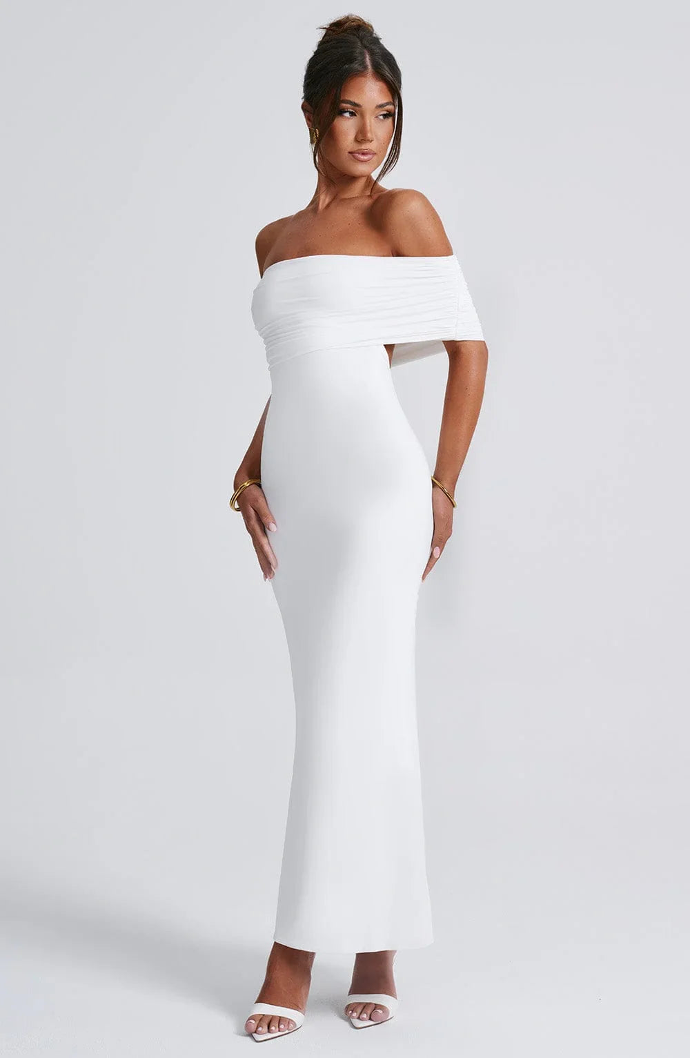 Ivy Off-Shoulder Maxi Dress