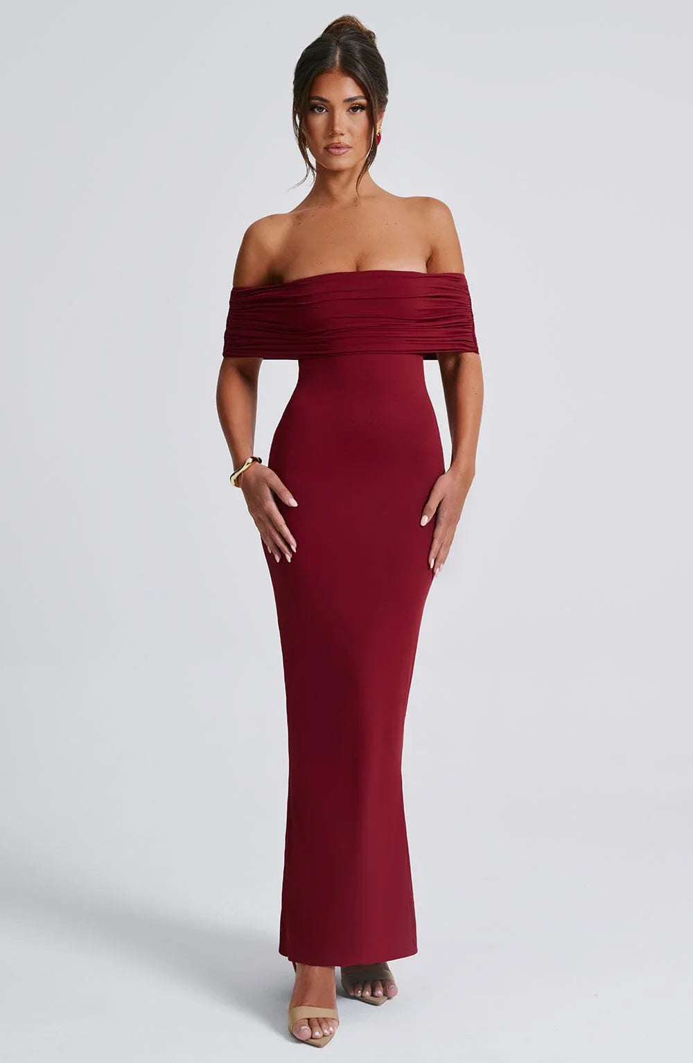 Ivy Off-Shoulder Maxi Dress