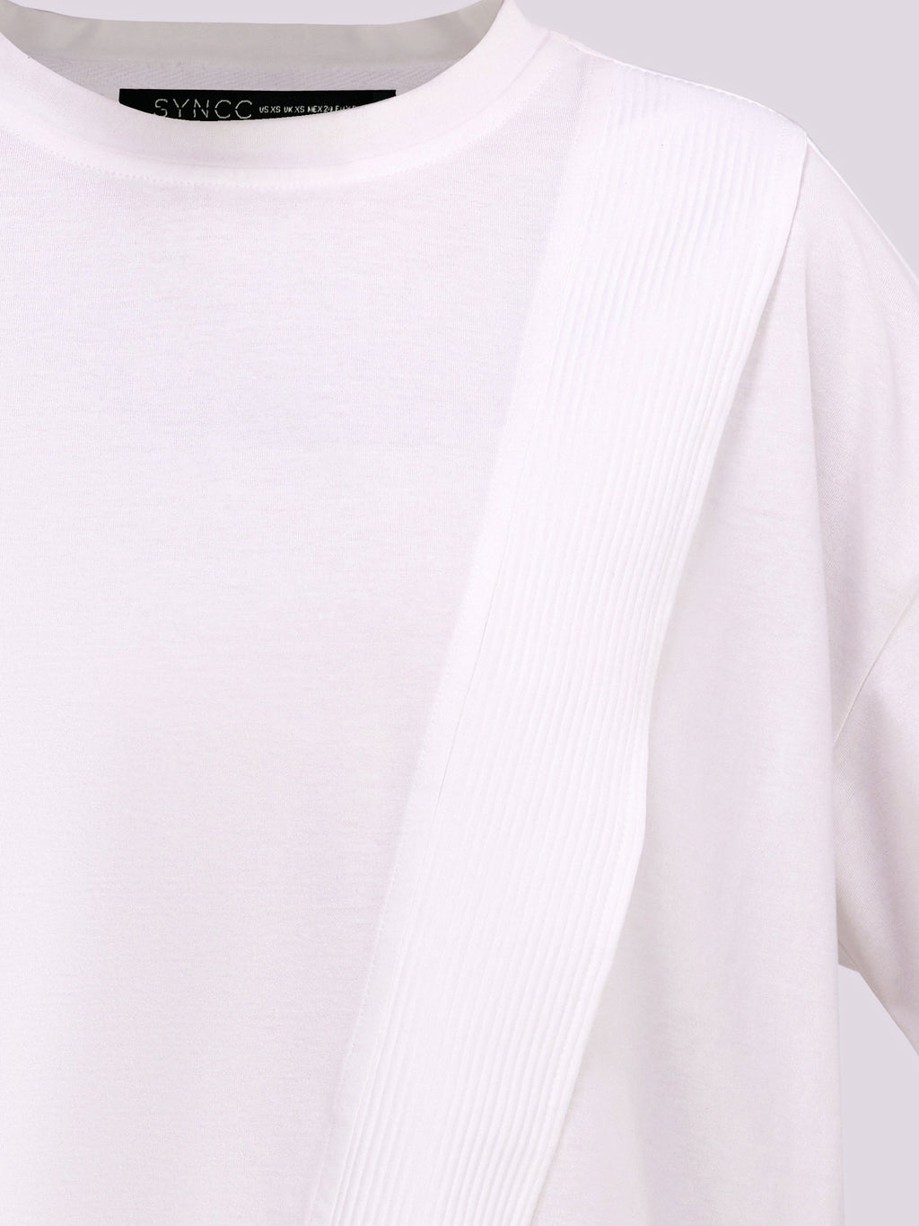 White Asymmetrical T-Shirt