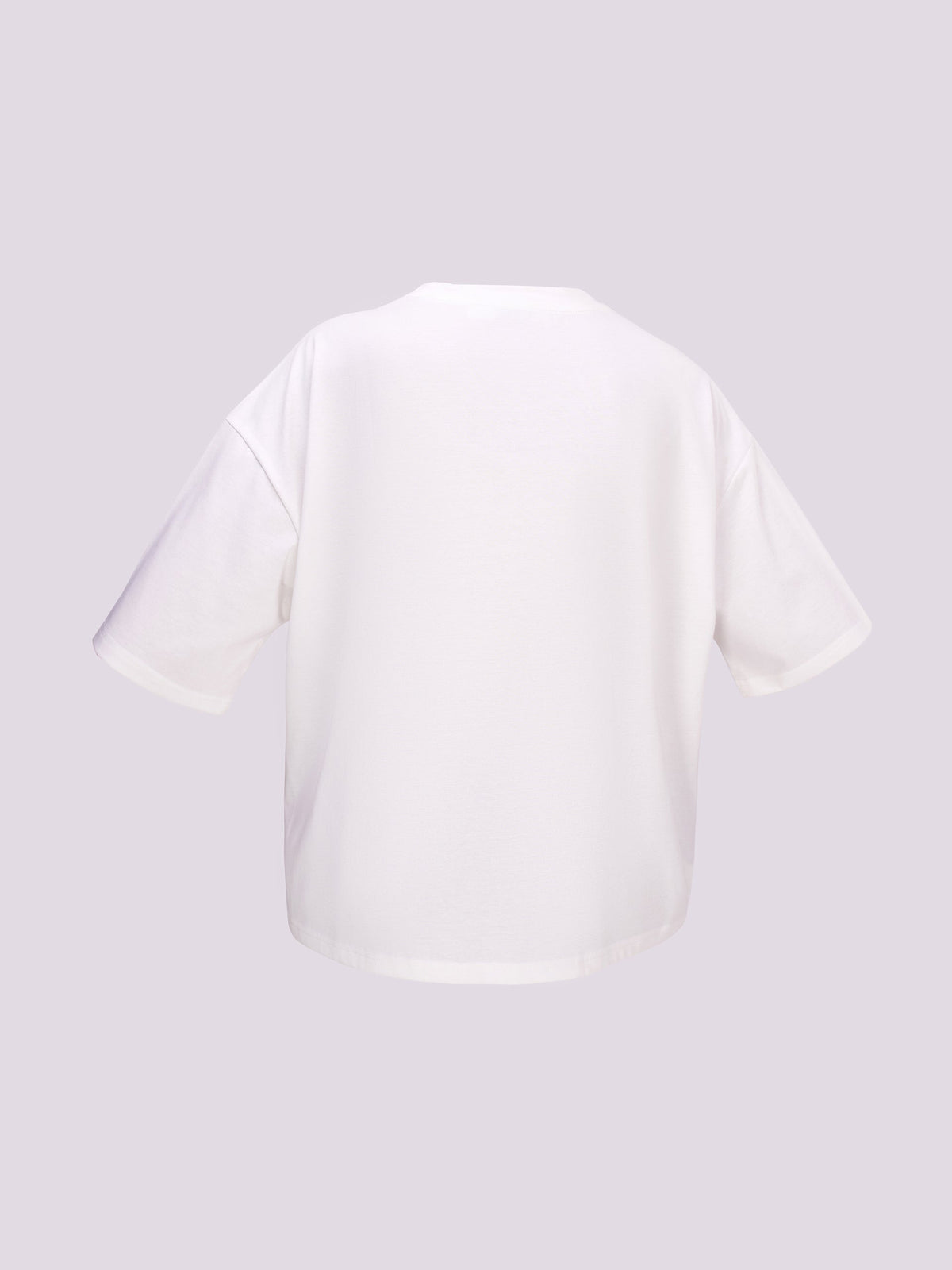 White Asymmetrical T-Shirt