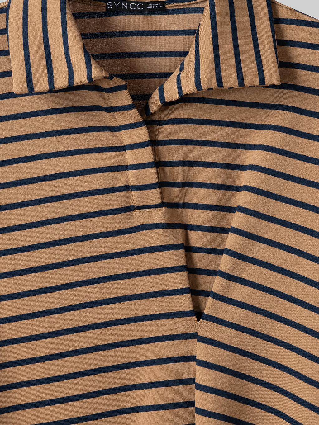 Mocha Everyday Stripe Oversized Shirt