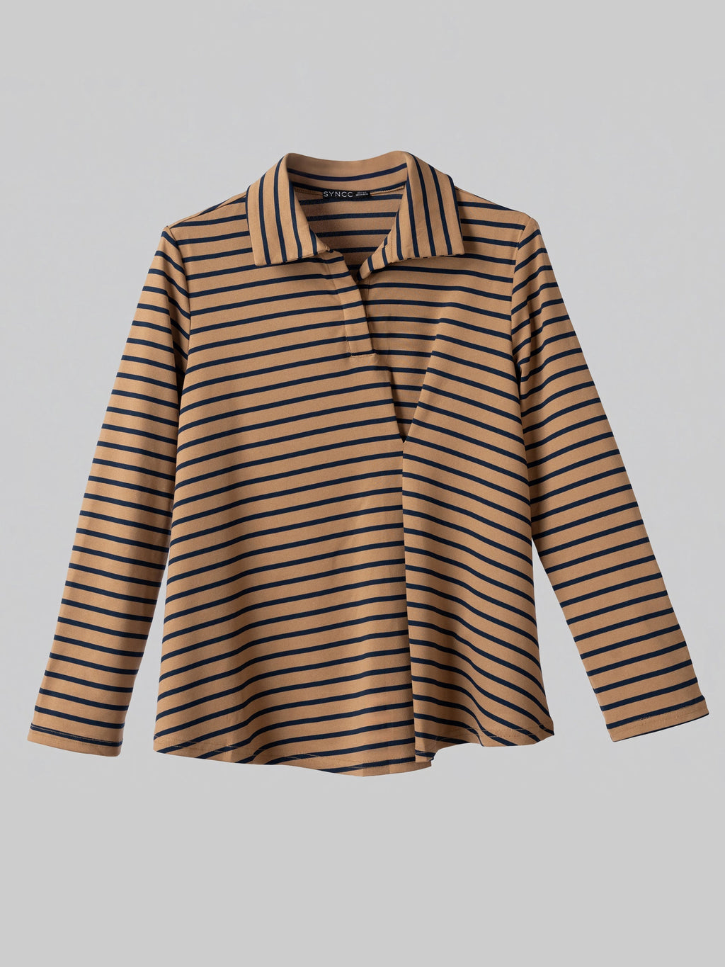 Mocha Everyday Stripe Oversized Shirt