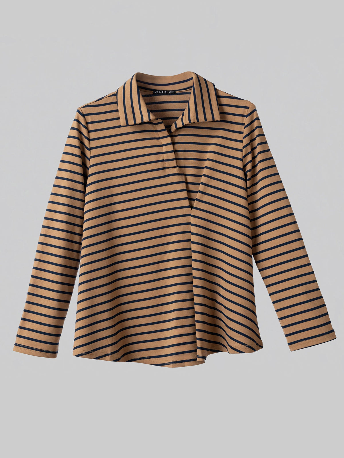 Mocha Everyday Stripe Oversized Shirt