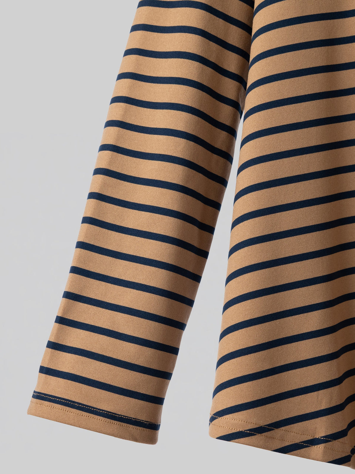 Mocha Everyday Stripe Oversized Shirt
