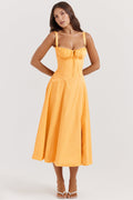 Nerianna Ruched Midi Dress
