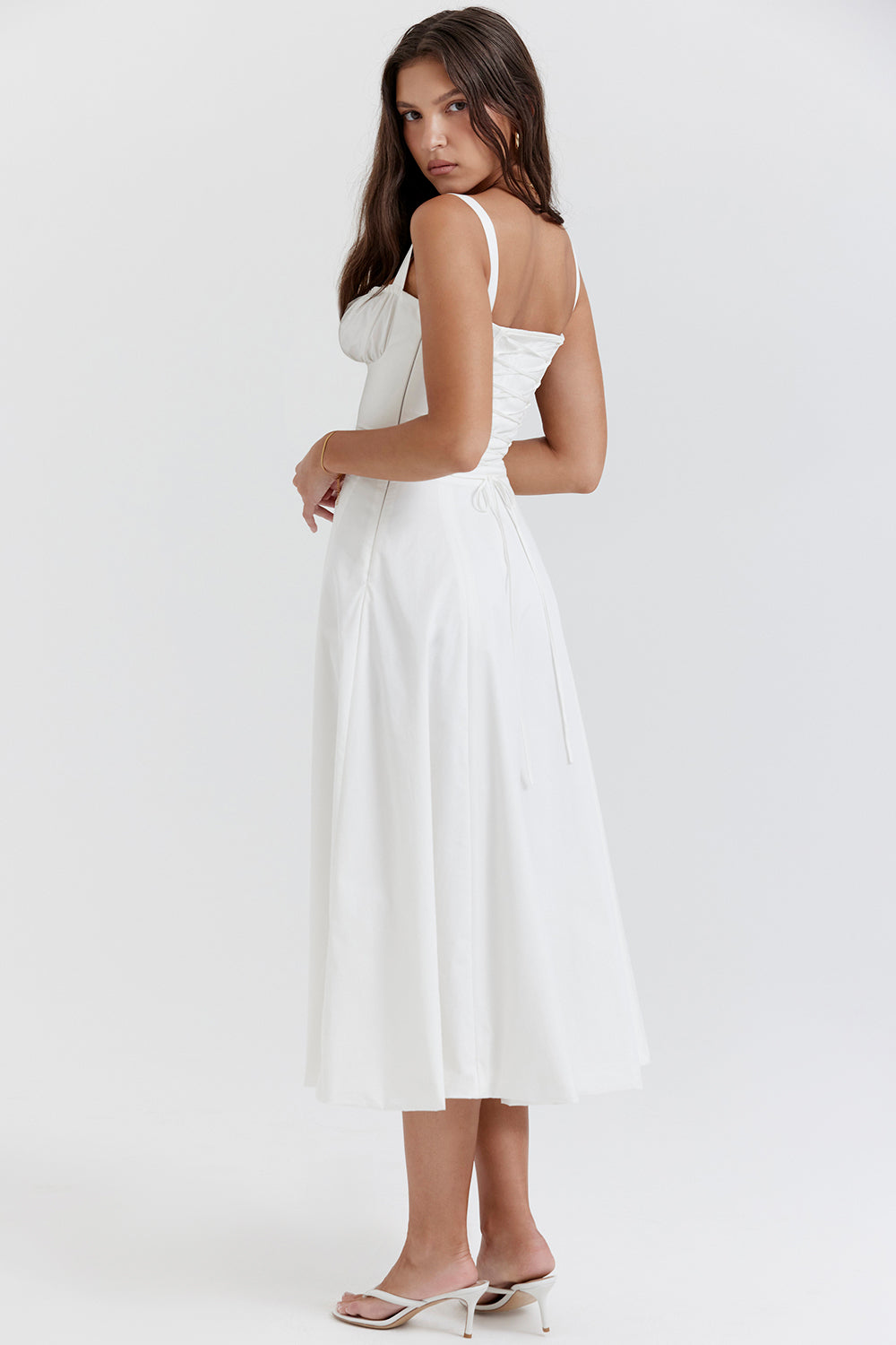 Nerianna Ruched Midi Dress