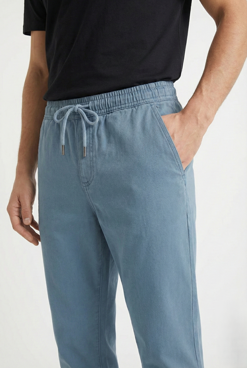 AO Light Blue Denim Joggers