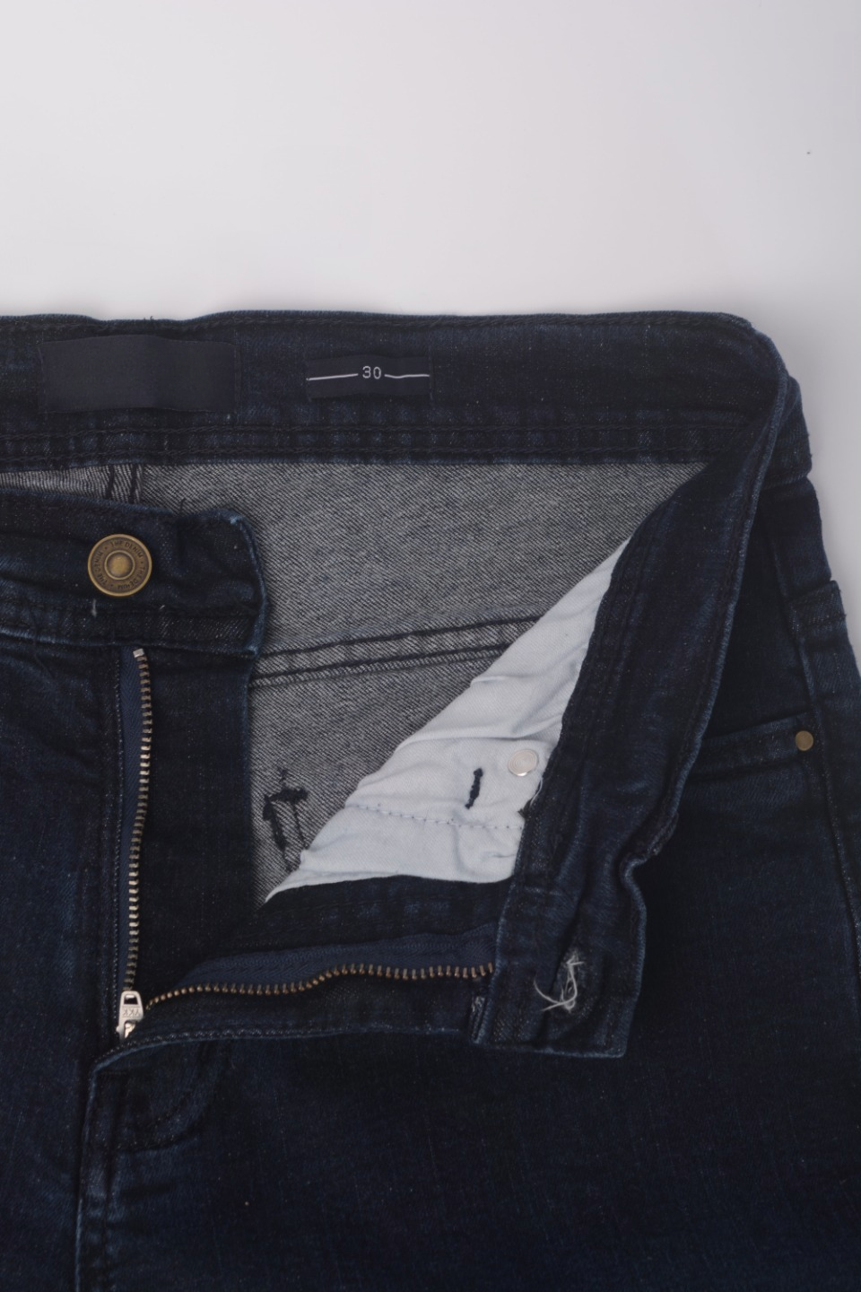Dark Blue Denim with Navy Thread