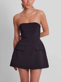 Blair Strapless Pocket Mini Dress