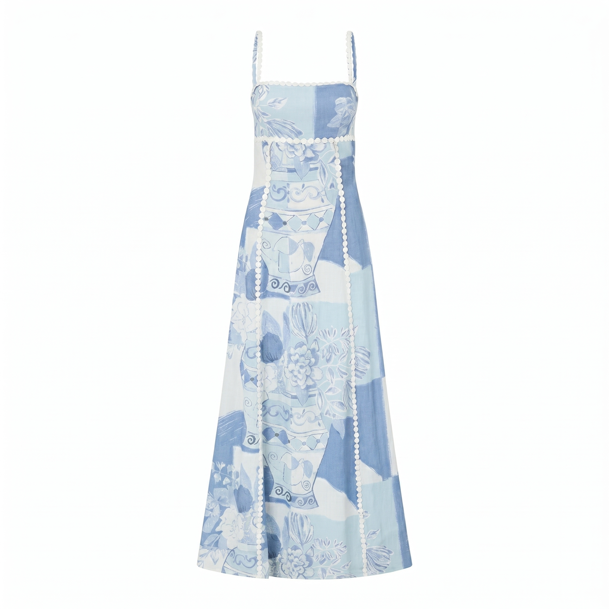 Phoebe Patchwork Maxi Dress