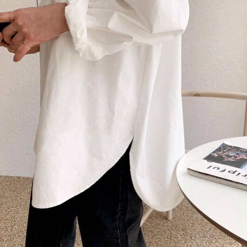 Lirienne Oversized Button Front Shirt