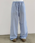 Sile Striped Cotton Trousers